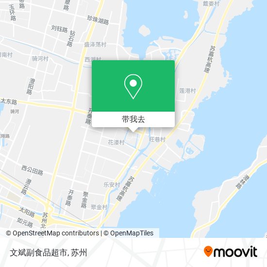 文斌副食品超市地图