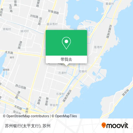 苏州银行(太平支行)地图