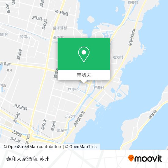 泰和人家酒店地图