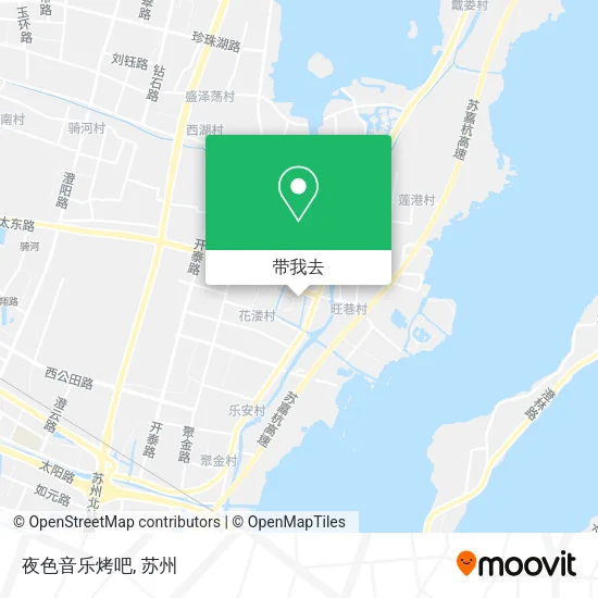 夜色音乐烤吧地图