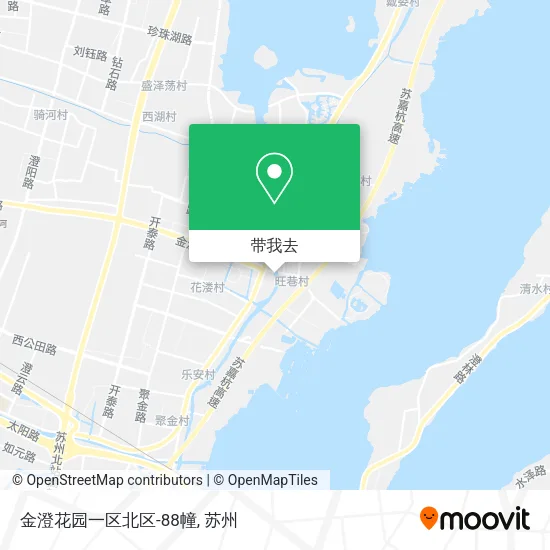 金澄花园一区北区-88幢地图