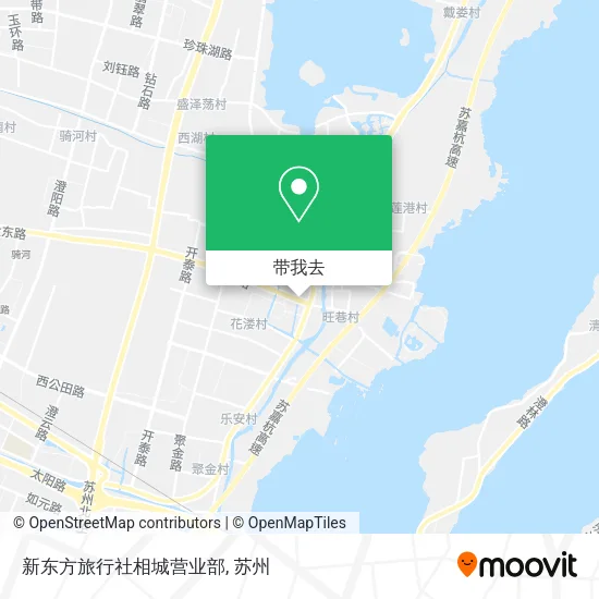 新东方旅行社相城营业部地图