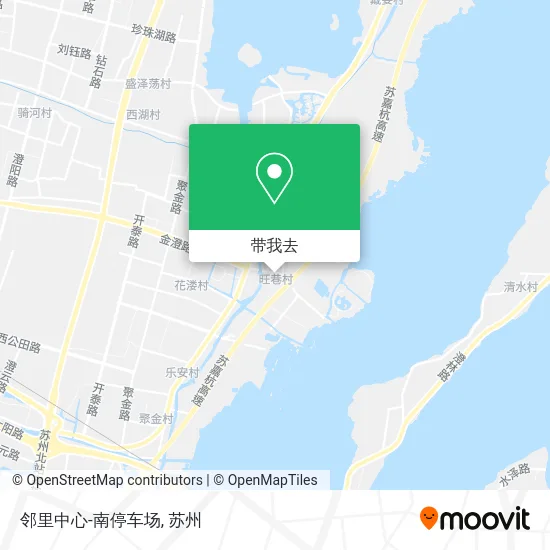 邻里中心-南停车场地图