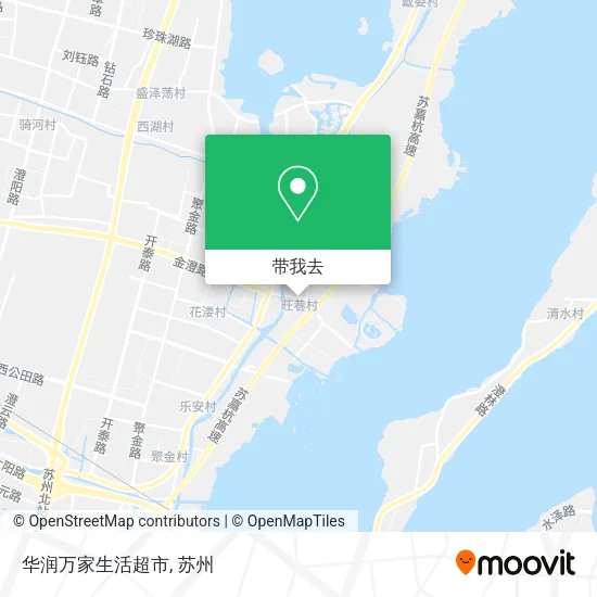 华润万家生活超市地图