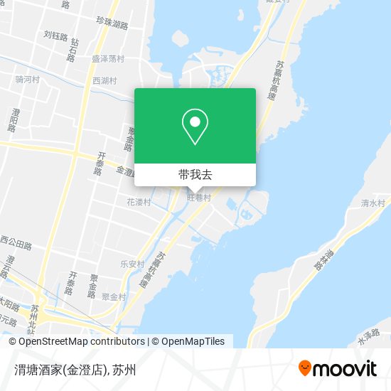 渭塘酒家(金澄店)地图