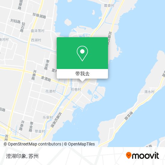 澄湖印象地图