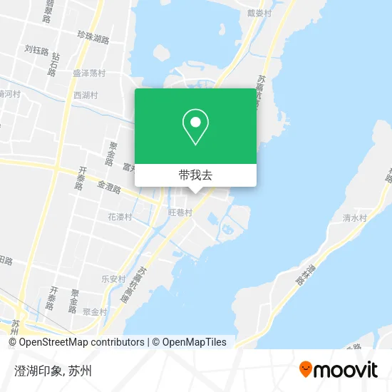澄湖印象地图