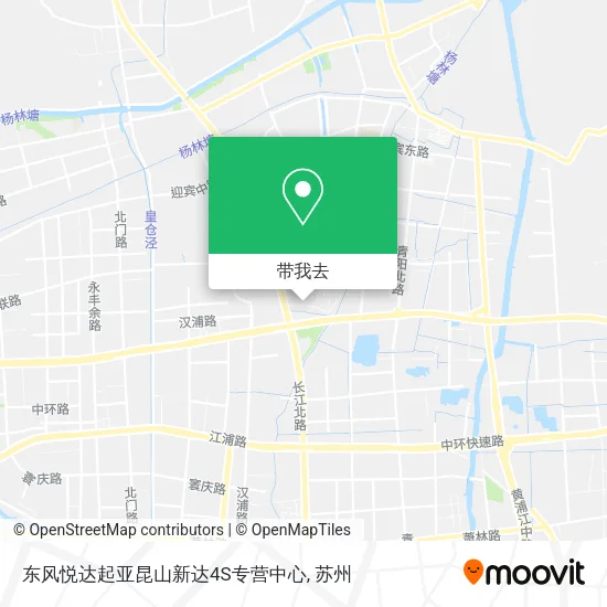 东风悦达起亚昆山新达4S专营中心地图