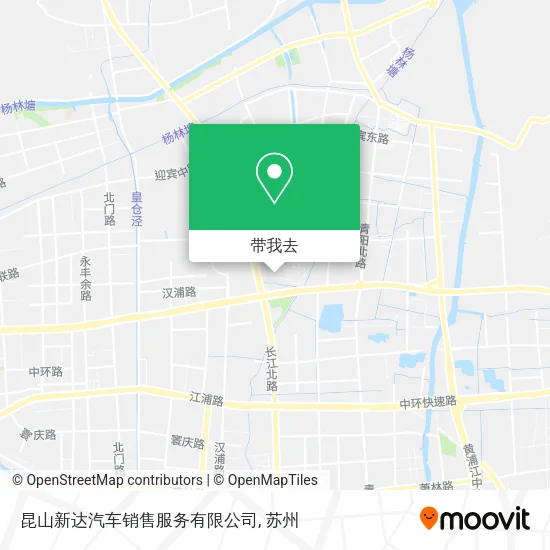 昆山新达汽车销售服务有限公司地图