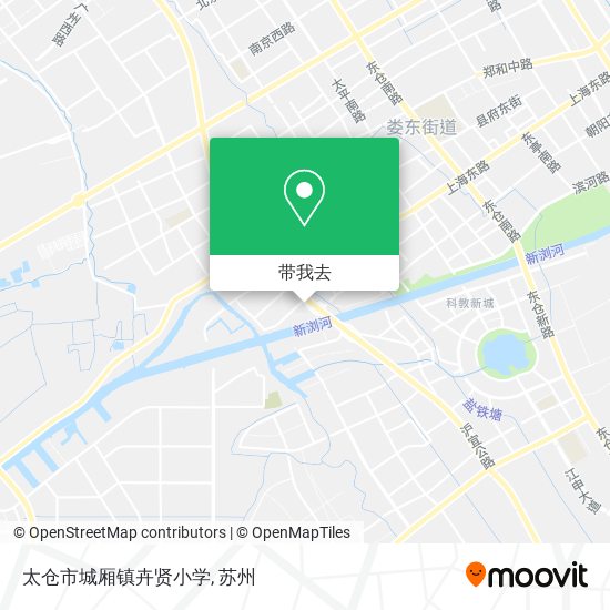太仓市城厢镇卉贤小学地图