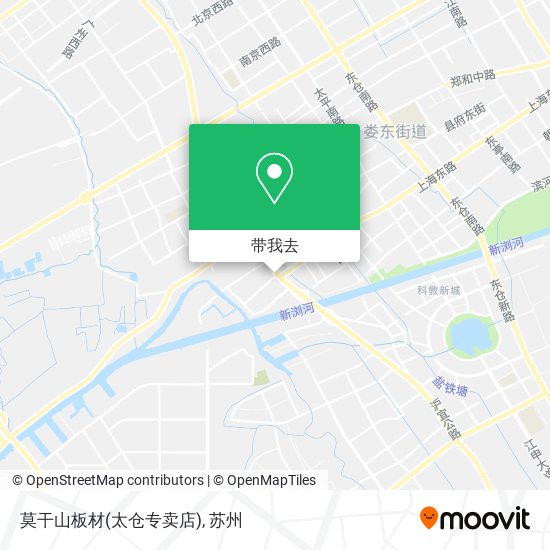 莫干山板材(太仓专卖店)地图