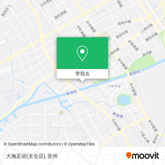 大瀚足浴(太仓店)地图