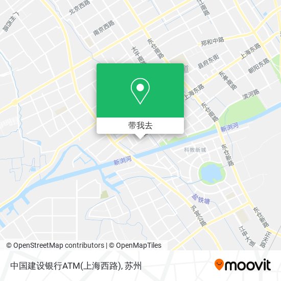 中国建设银行ATM(上海西路)地图