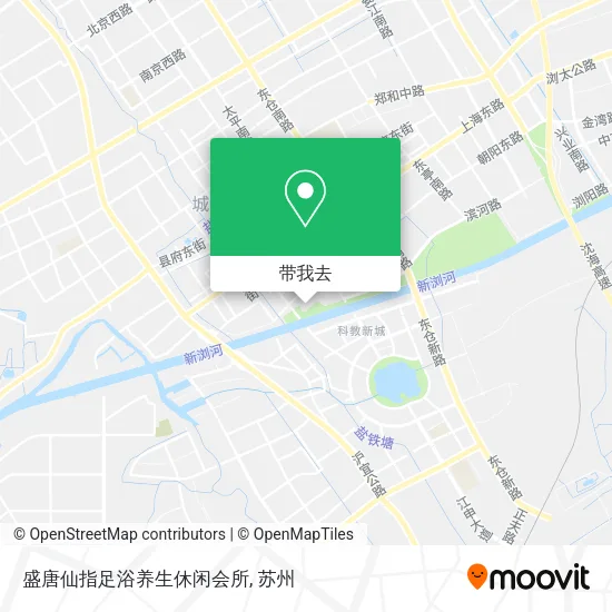 盛唐仙指足浴养生休闲会所地图