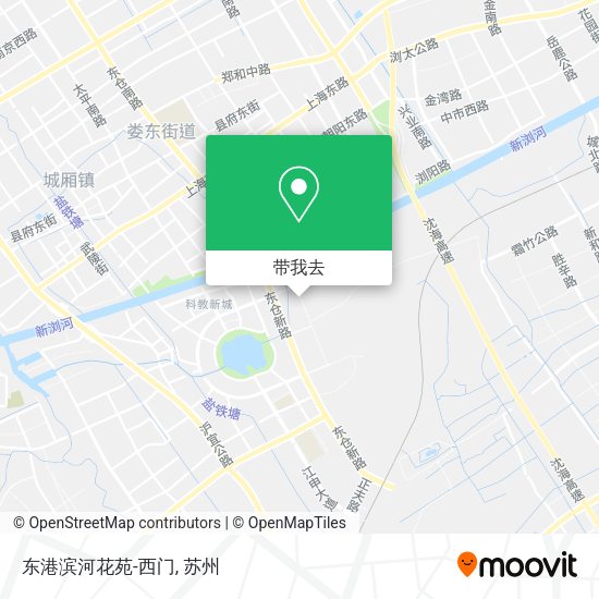 东港滨河花苑-西门地图