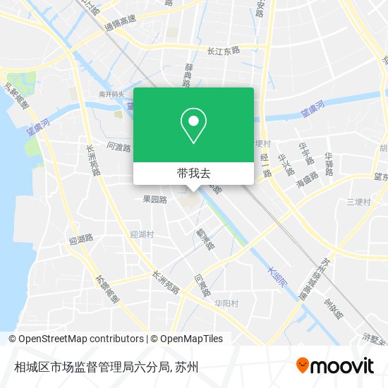 相城区市场监督管理局六分局地图