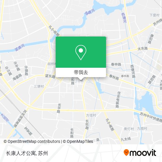 长康人才公寓地图