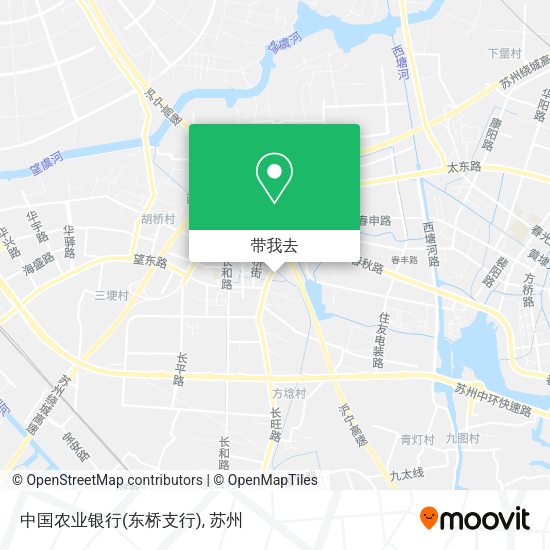 中国农业银行(东桥支行)地图