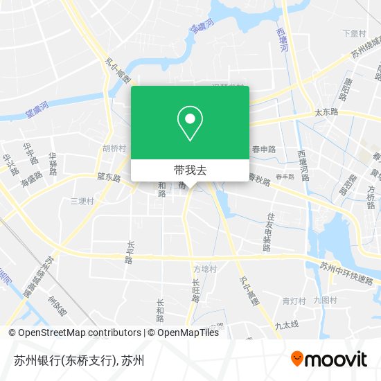 苏州银行(东桥支行)地图