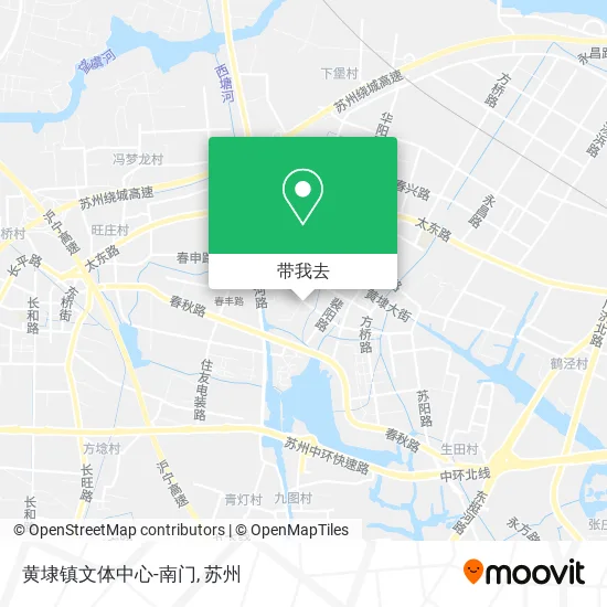 黄埭镇文体中心-南门地图