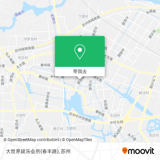大世界娱乐会所(春丰路)地图