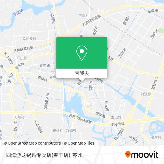 四海游龙锅贴专卖店(春丰店)地图