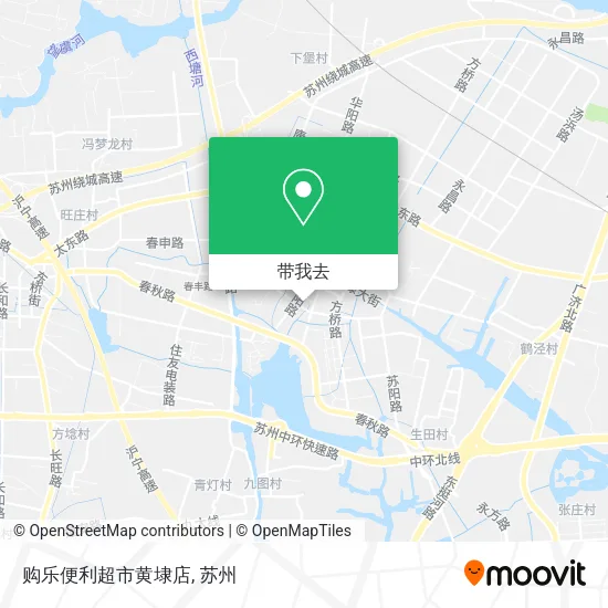 购乐便利超市黄埭店地图