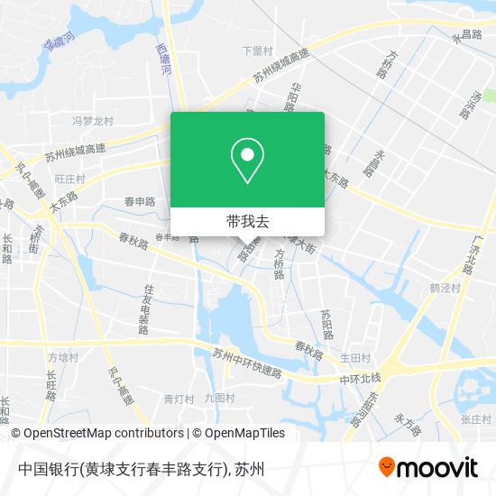 中国银行(黄埭支行春丰路支行)地图