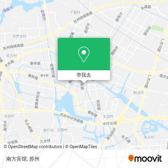 南方宾馆地图