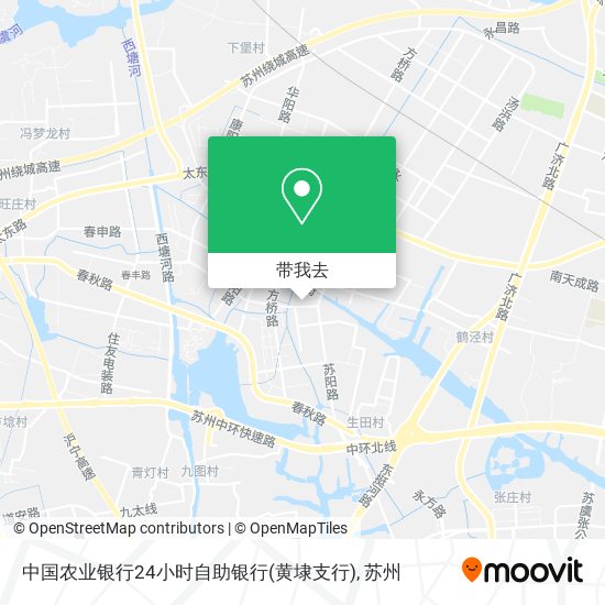 中国农业银行24小时自助银行(黄埭支行)地图