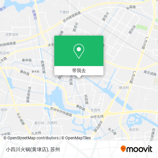 小四川火锅(黄埭店)地图