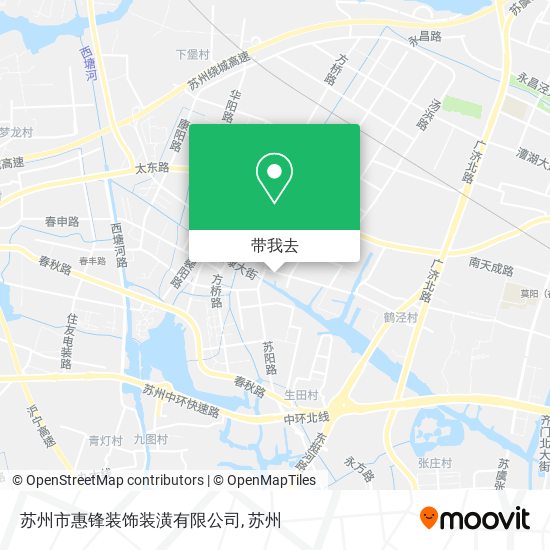 苏州市惠锋装饰装潢有限公司地图