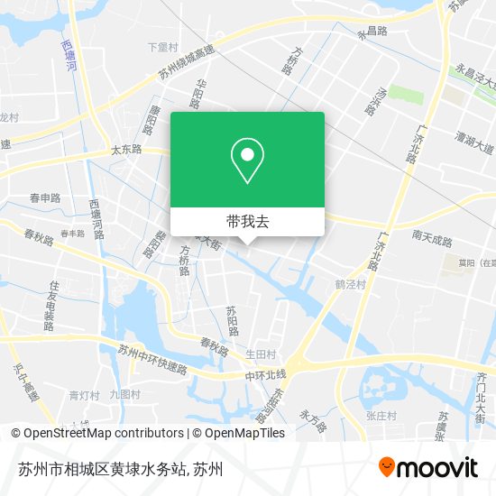 苏州市相城区黄埭水务站地图