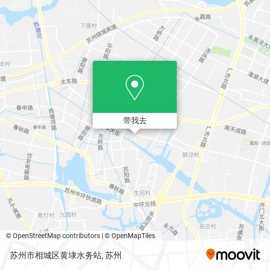 苏州市相城区黄埭水务站地图