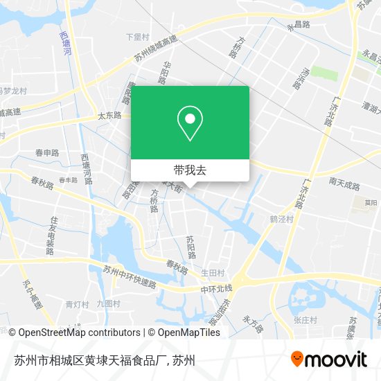 苏州市相城区黄埭天福食品厂地图