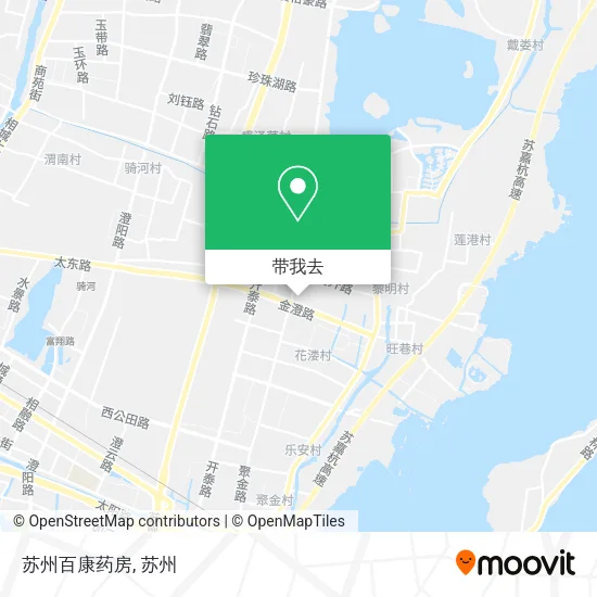 苏州百康药房地图