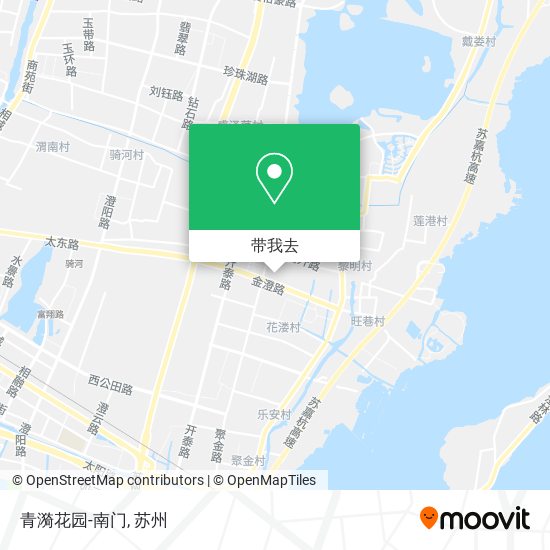 青漪花园-南门地图