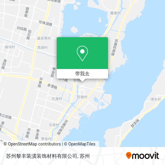 苏州黎丰装潢装饰材料有限公司地图