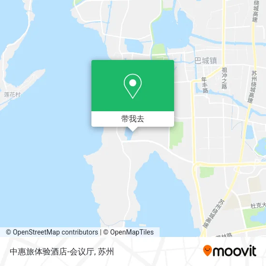 中惠旅体验酒店-会议厅地图