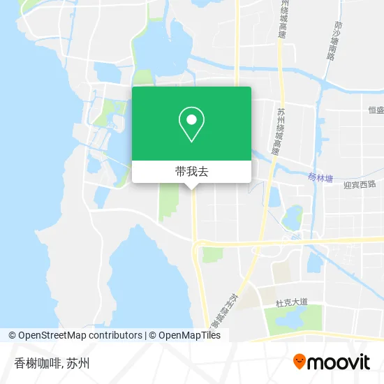 香榭咖啡地图