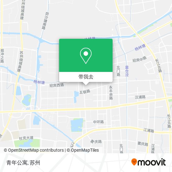 青年公寓地图