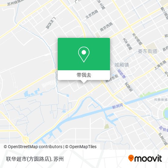 联华超市(方圆路店)地图