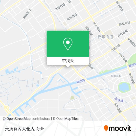 美满食客太仓店地图