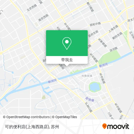 可的便利店(上海西路店)地图