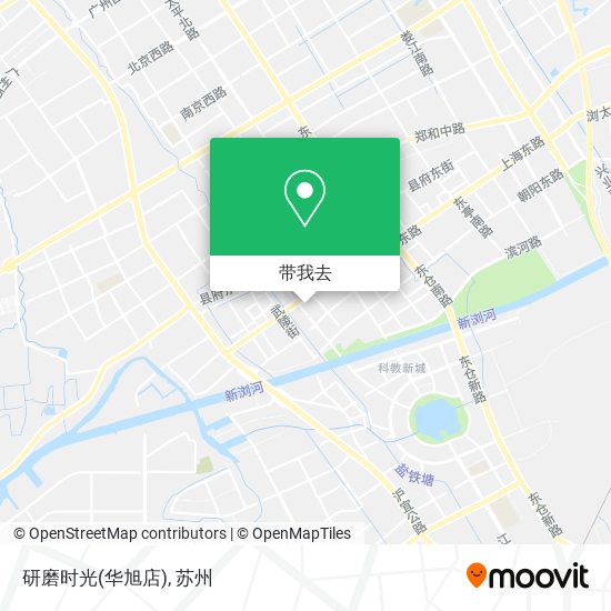 研磨时光(华旭店)地图