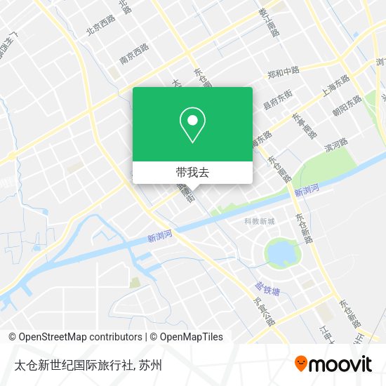 太仓新世纪国际旅行社地图
