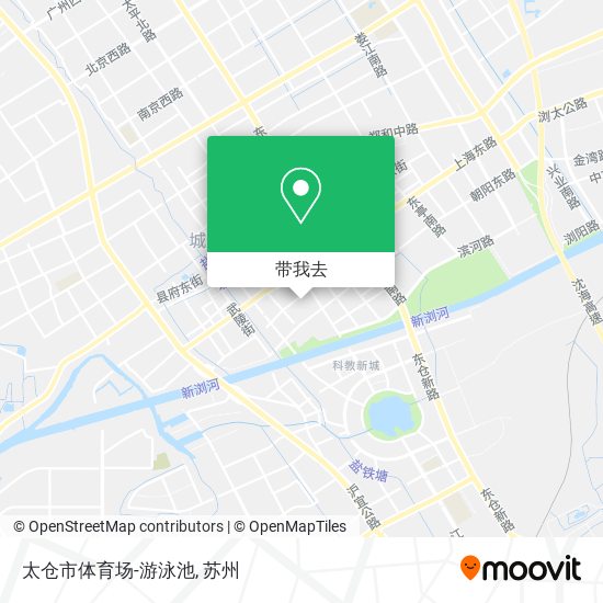 太仓市体育场-游泳池地图
