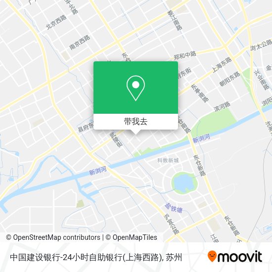 中国建设银行-24小时自助银行(上海西路)地图