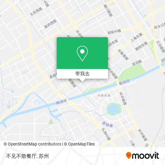 不见不散餐厅地图