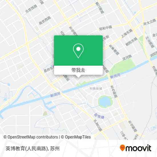 英博教育(人民南路)地图